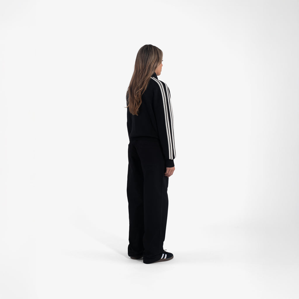 KNITTED TRACK JACKET