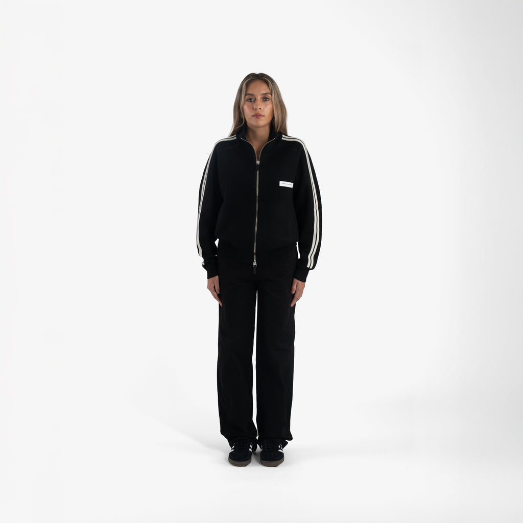 KNITTED TRACK JACKET