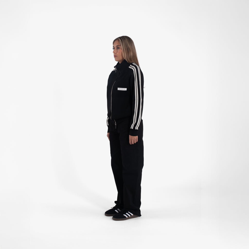 KNITTED TRACK JACKET