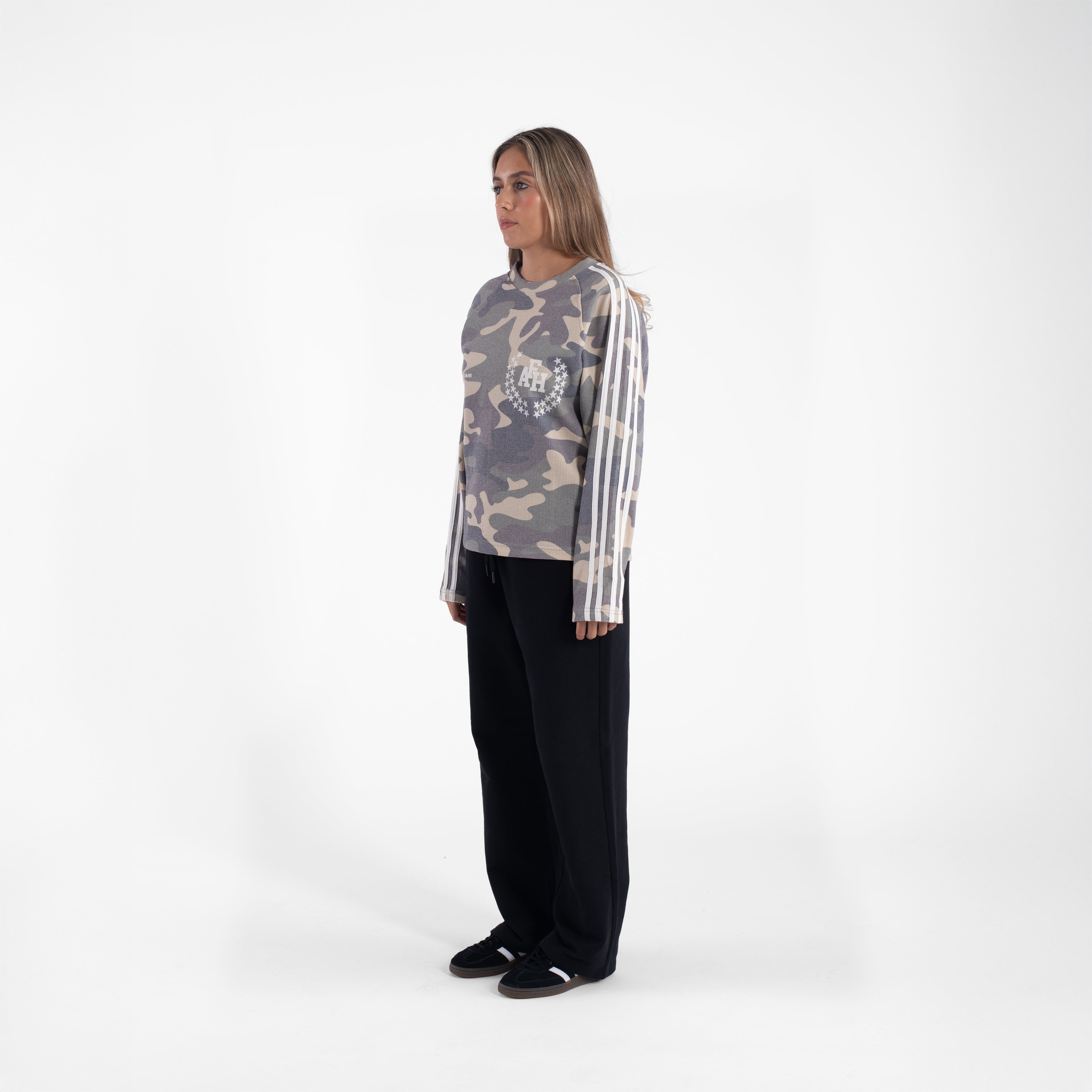 CAMO WAFFLE KNIT LONGSLEEVE