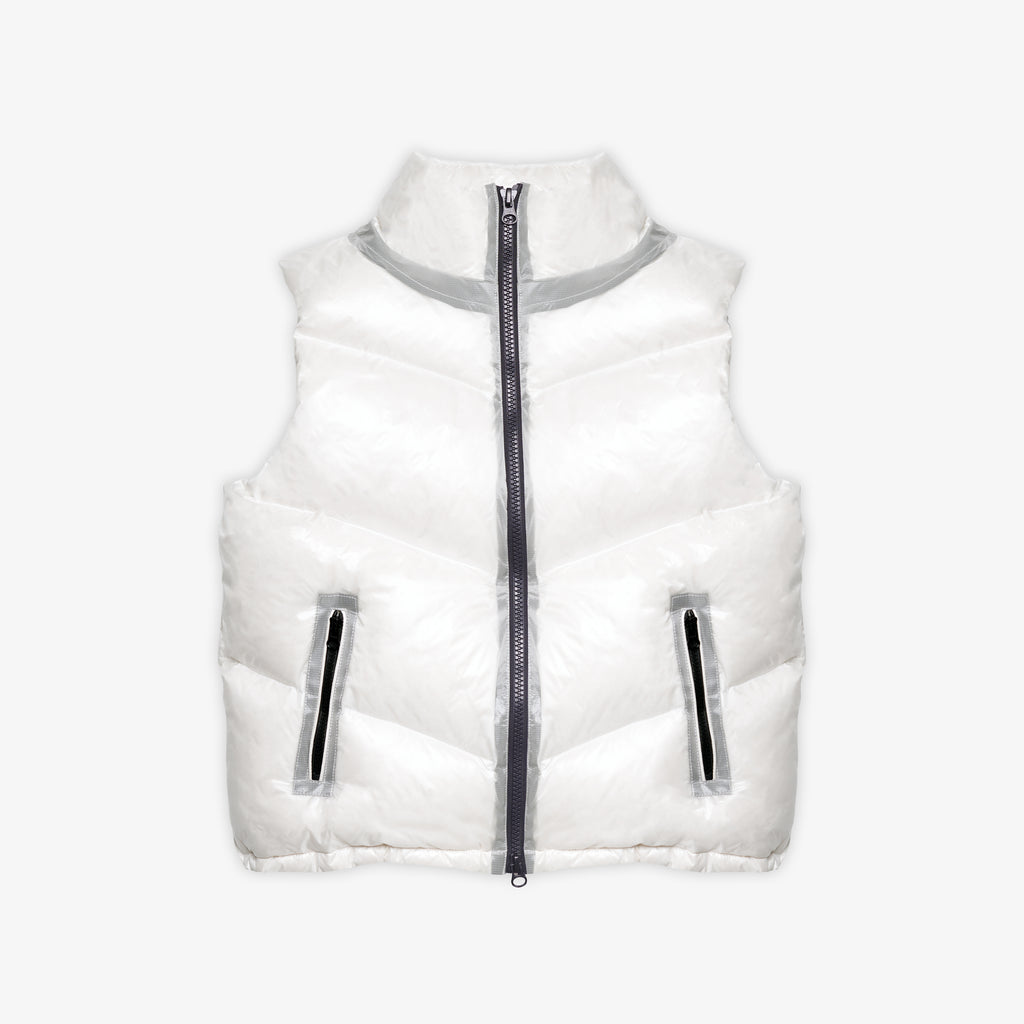 TRANSLUCENT DUCK DOWN GILET