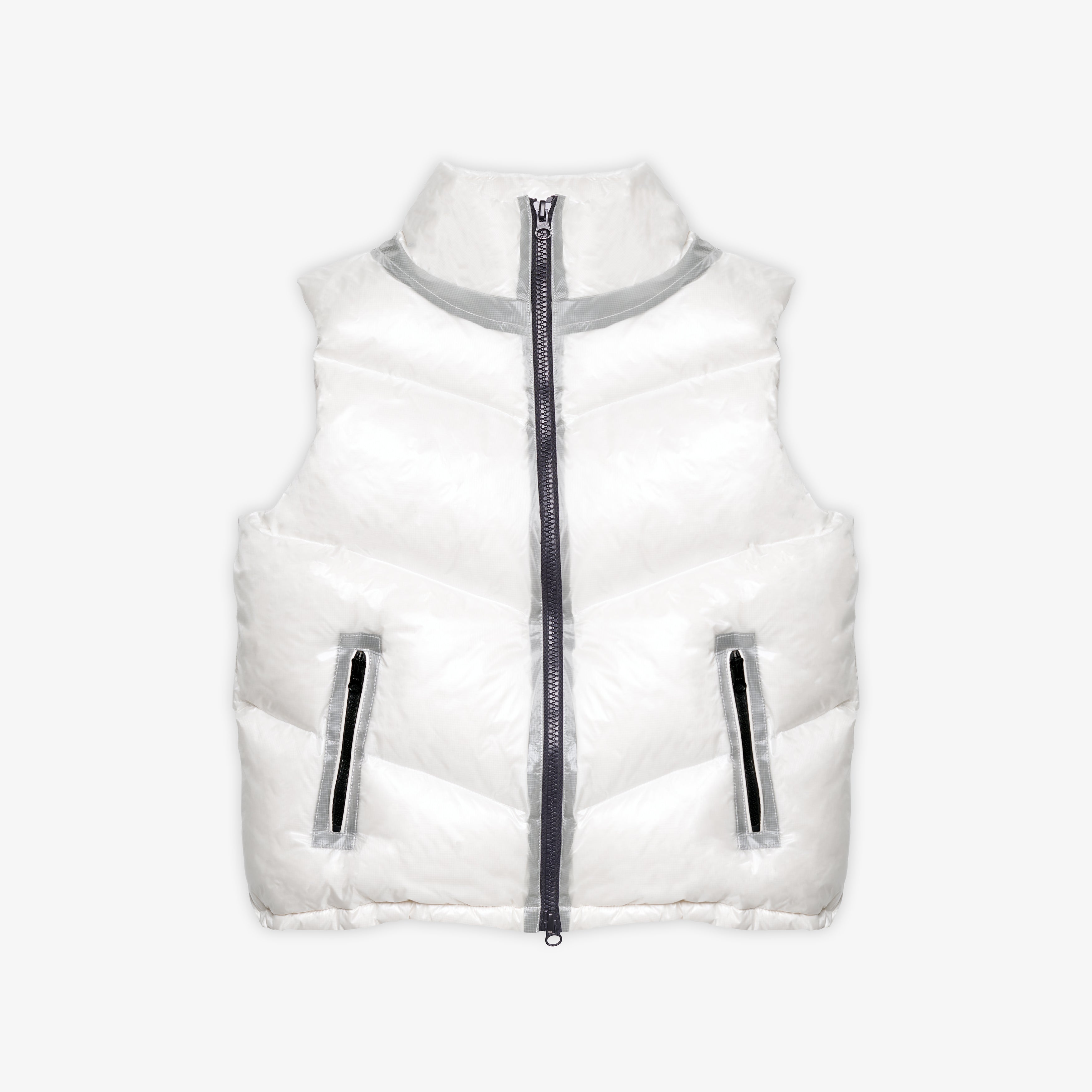 TRANSLUCENT DUCK DOWN GILET