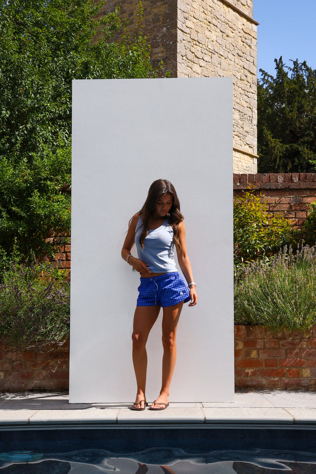 WOMENS PLAID MINI SHORT