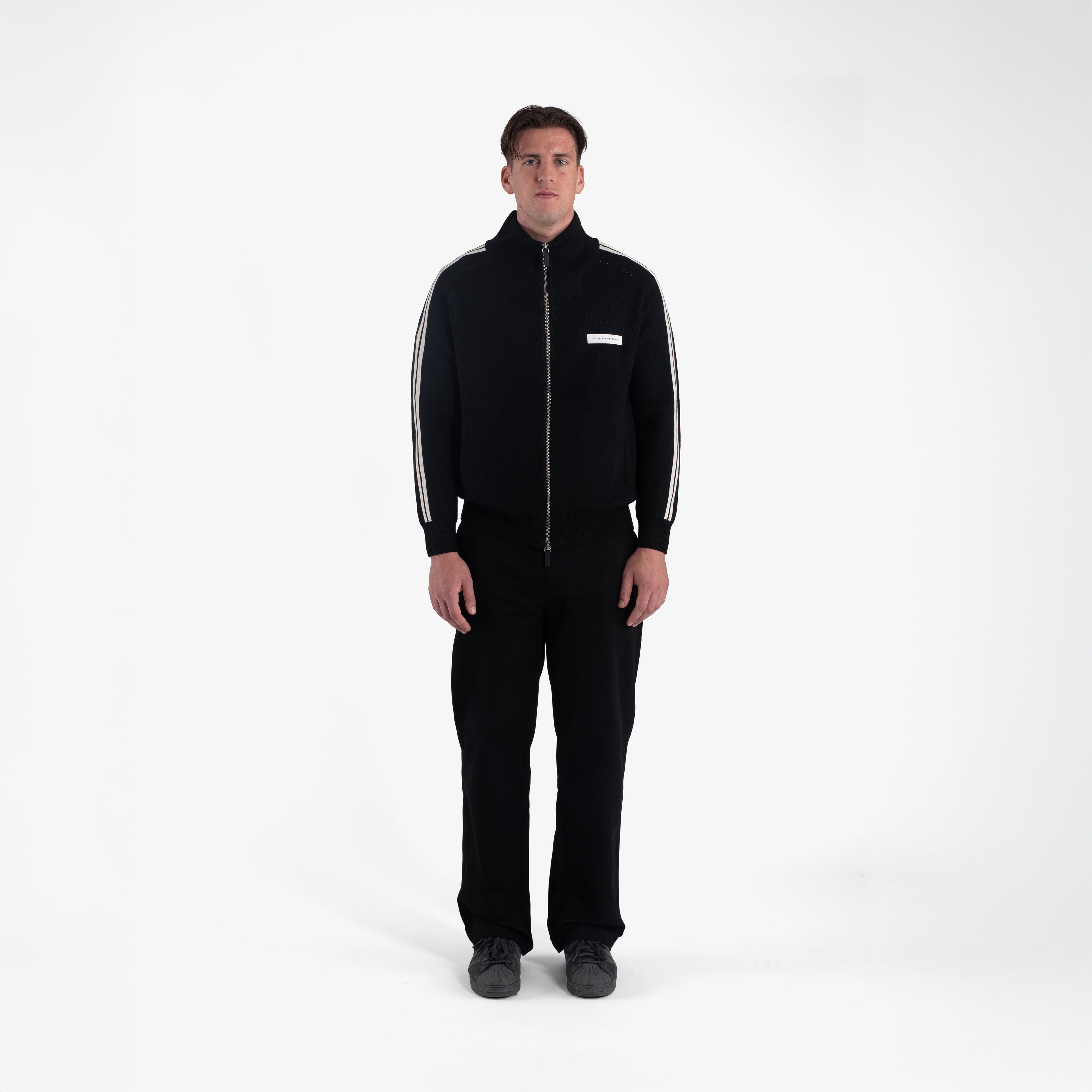 KNITTED TRACK JACKET