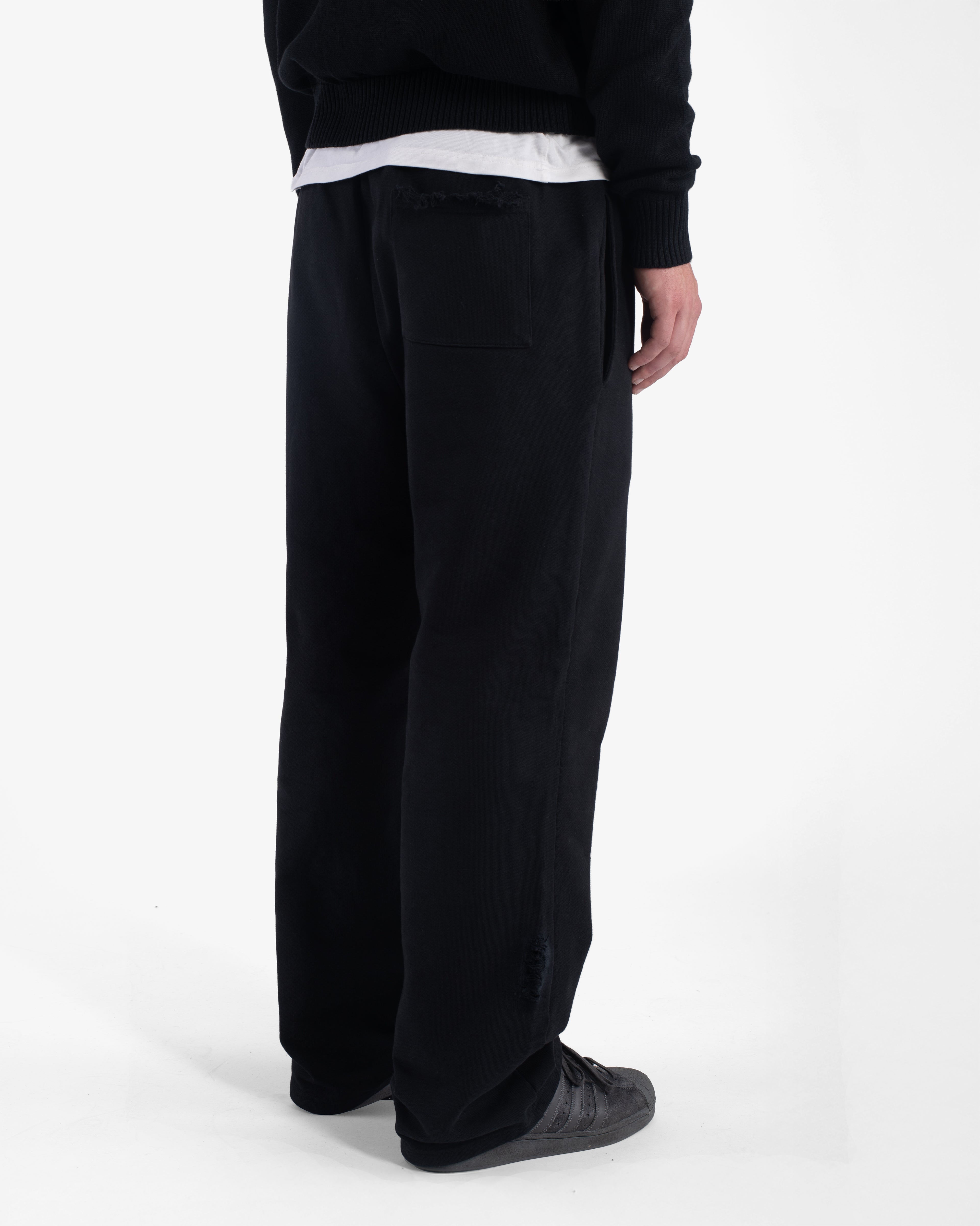 HAND-DISTRESSED SWEATPANTS