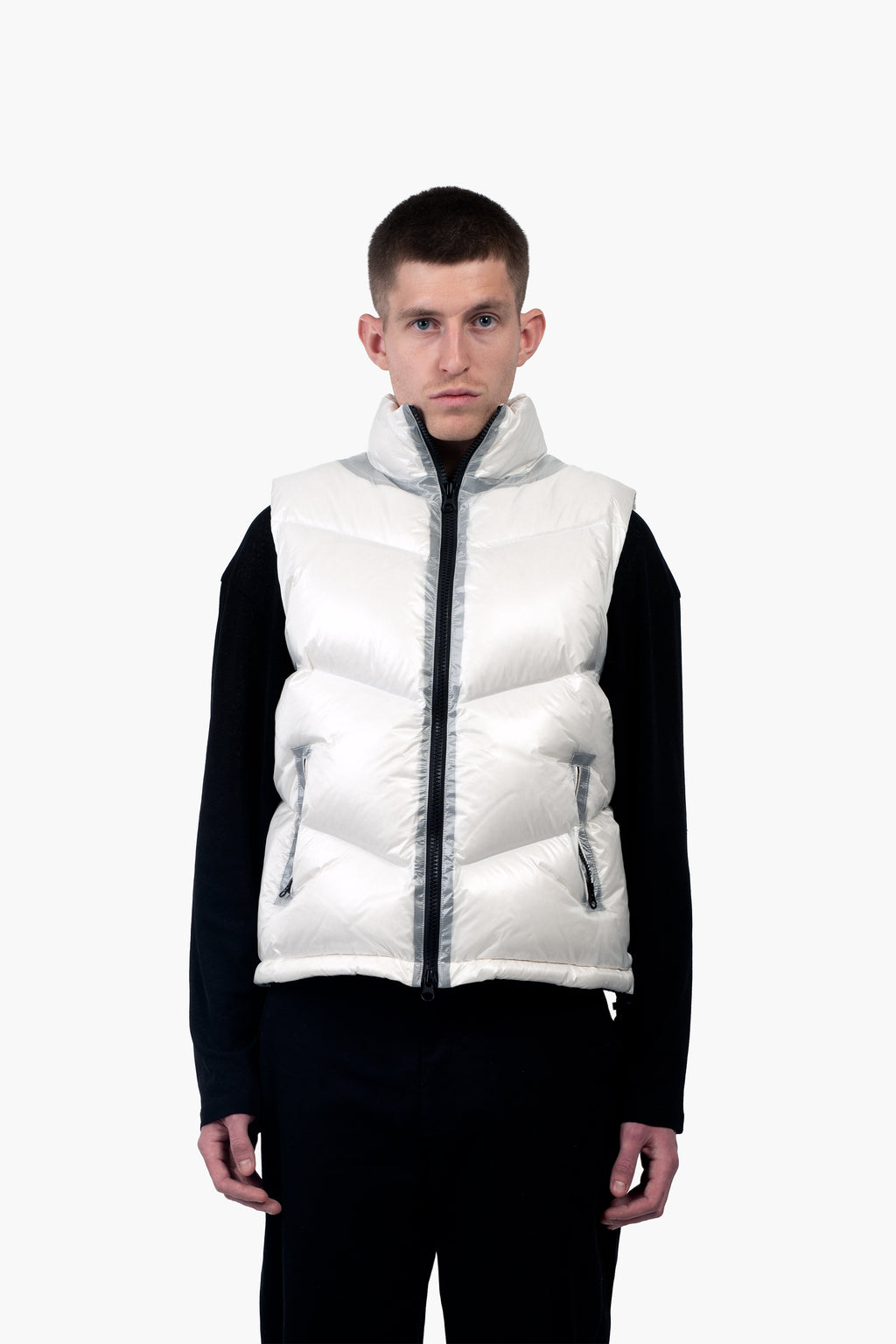 TRANSLUCENT DUCK DOWN GILET
