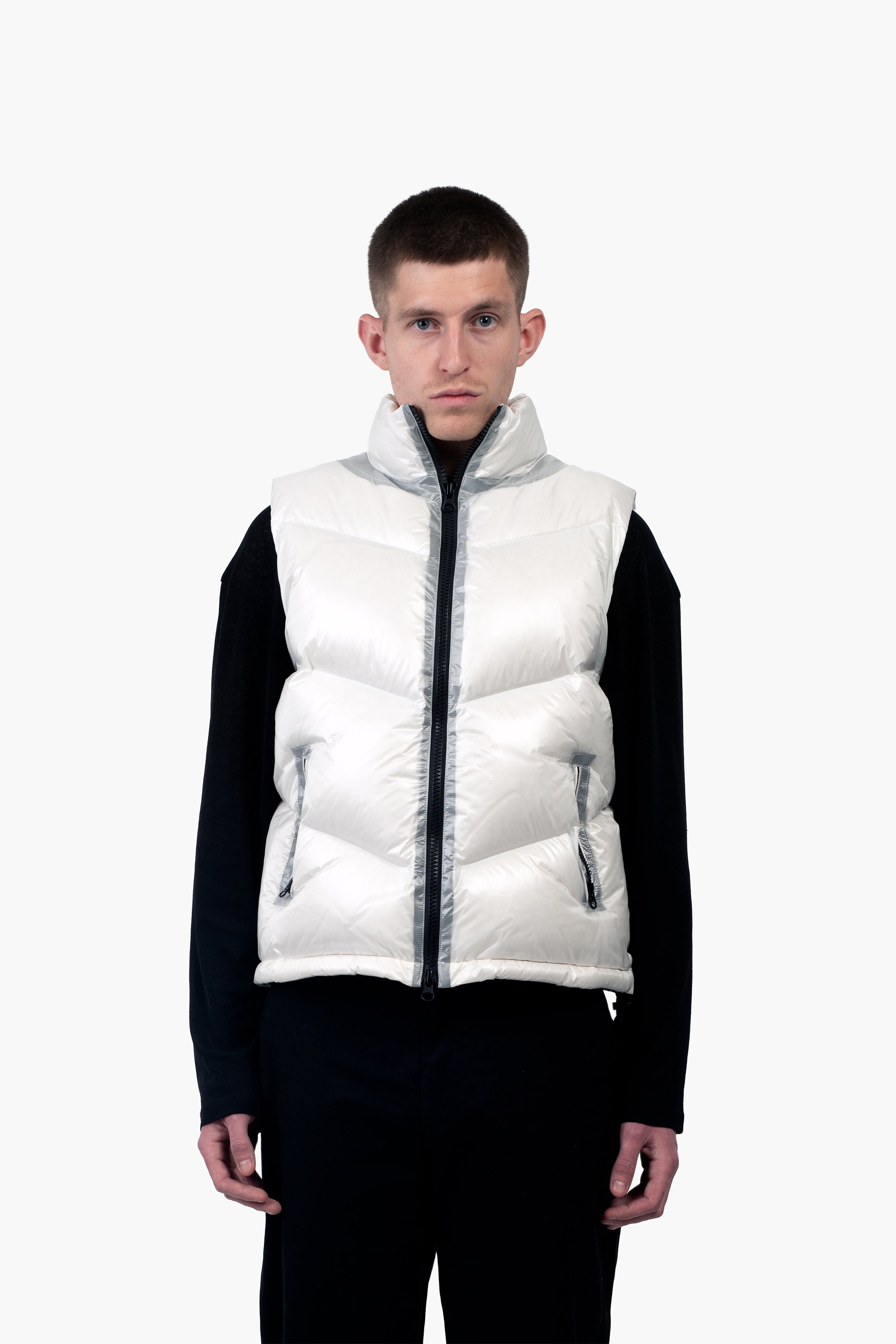 TRANSLUCENT DUCK DOWN GILET