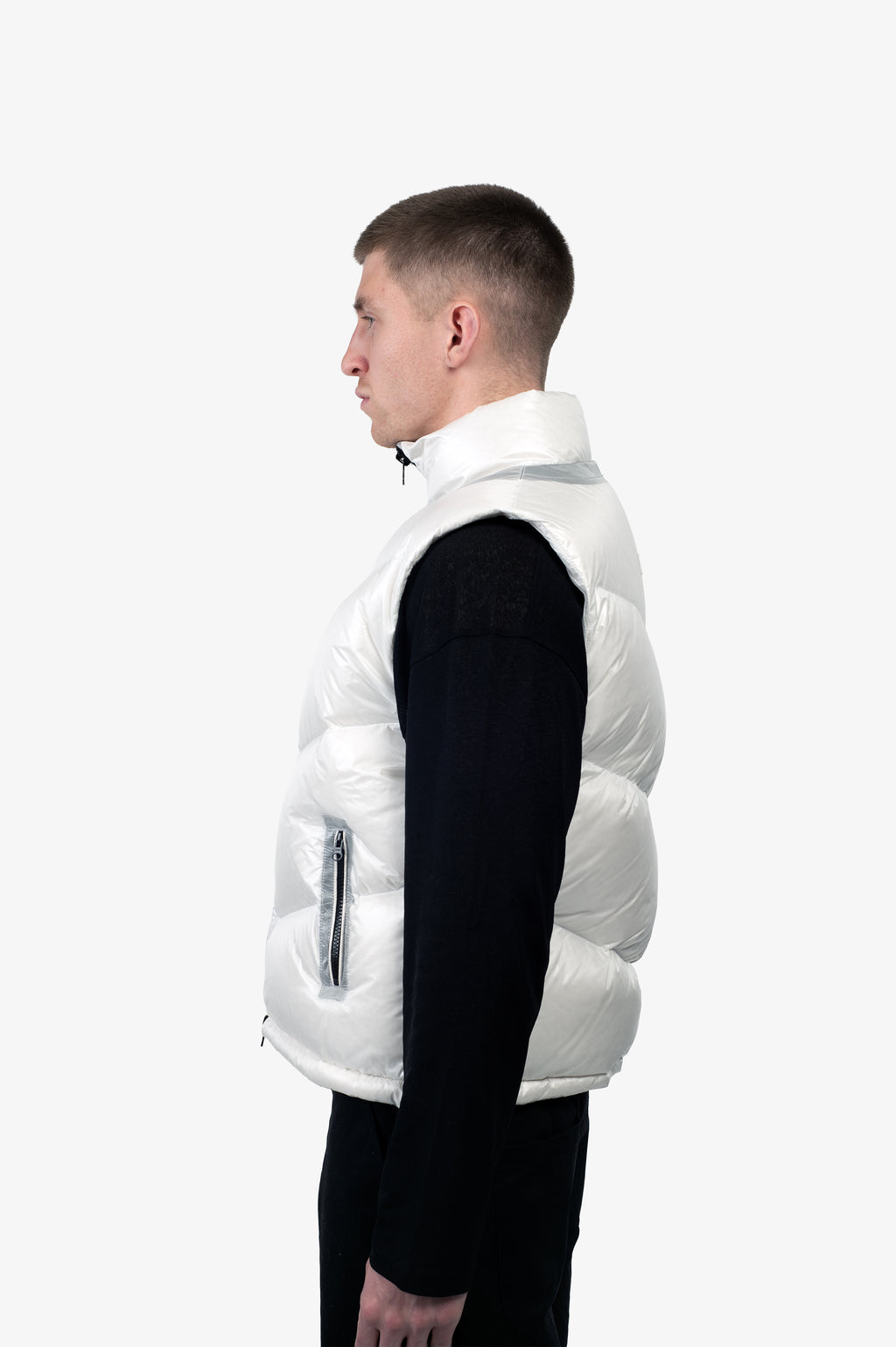 TRANSLUCENT DUCK DOWN GILET